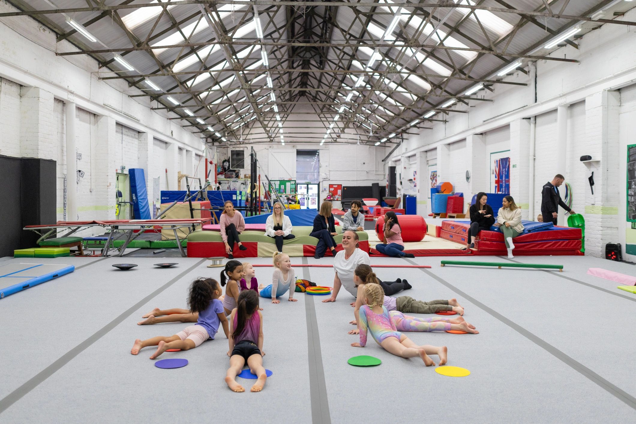 Children enjoying a fun movement class